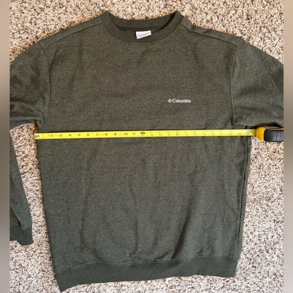 Columbia Dark Green Pullover Sweatshirt Men's XXL Outdoor Casual‎